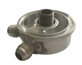 LCR Yamaha R6 heat exchanger (oil cooler pipe attachment)