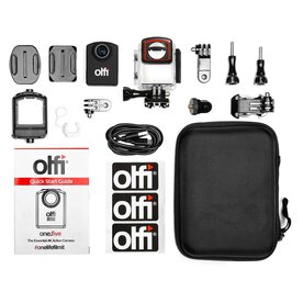 OLFI ONE.FIVE BLACK 4K ACTION CAMERA (2ND GEN)