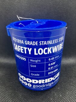 Goodridge lockwire 0,51MM 450GR