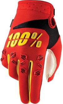 100% Racing Gloves (red)