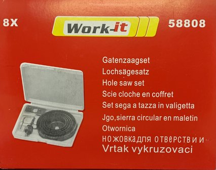 Work-it Hole saw set