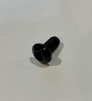 Torx head screw M5x10 DIN/ISO 7380 TXS A2 black (10 pieces)
