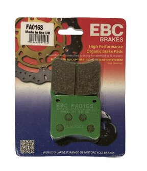 EBC High Performance Organic Brake Pads FA016S