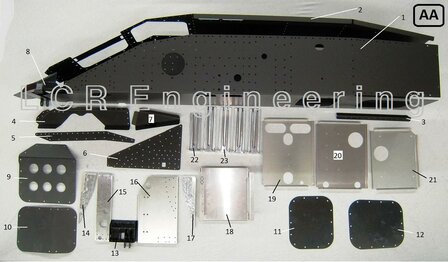 LCR chassis cover (AA12)