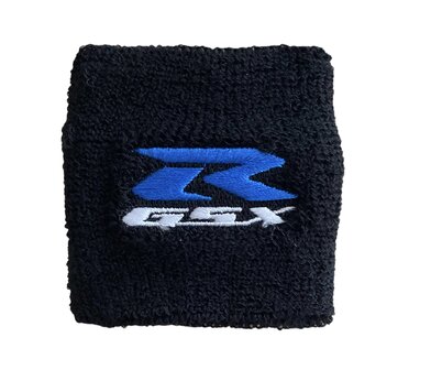 GSXR brake reservoir sock (black/blue)