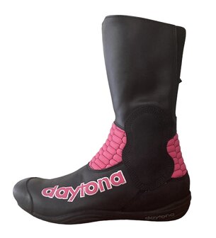 Daytona sidecar boots (black/pink)