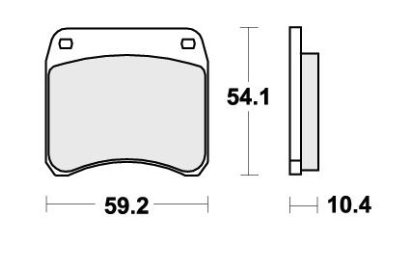 SBS 523DCC Brake Pads