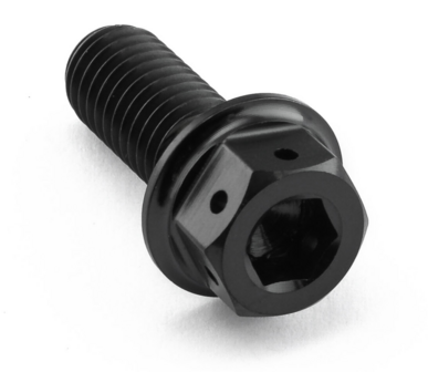 Pro-Bolt Titanium DualDrive bolt M8x(1.25mm)x20mm Race Spec (black)