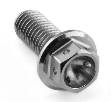 Pro-Bolt Titanium Flanged Hex Head M8x(1.25mm)x20mm Race Spec