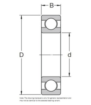 FAG 62206-A-2RSR bearing G2