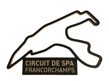 Wooden racetrack Spa Francorchamps