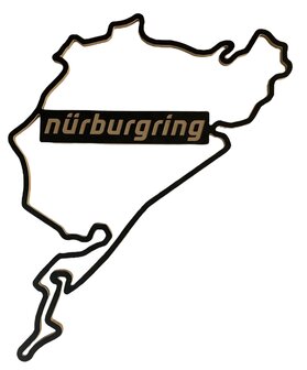 Wooden racetrack N&uuml;rburgring