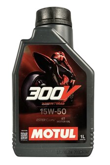 MOTUL 300V 4T Factory Line Road Racing 15W50 Motor Oil - 1&nbsp;Liter