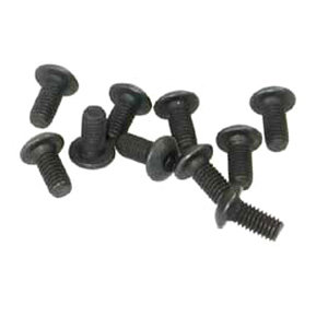 Round head screw M5x10 black (10 pieces)