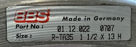 BBS Rim outside 1.5 x 13'' used (1)