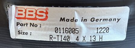 BBS Rim inside 4.0 x 13'' black used (1)