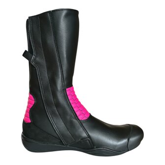 Daytona sidecar boots (black/neon pink)
