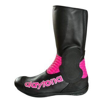 Daytona sidecar boots (black/neon pink)