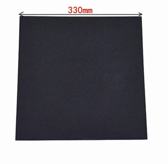 Race seat foam self-adhesive 330mm-330mm-15mm