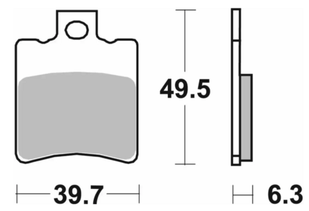SBS 123HF Brake Pads