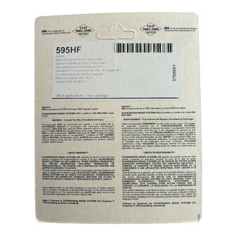 SBS 595HF Brake Pads