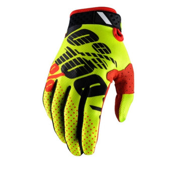 100% Racing Gloves (yellow)