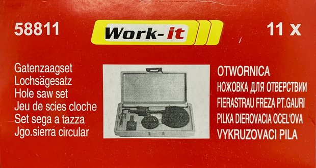 Work-it Hole saw set (small)