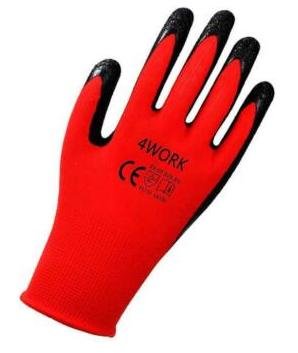 4 work working gloves size 10/XL