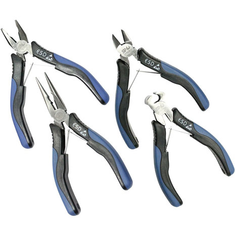 SP Tools SP32901 Mini Plier/Cutter Set 4pc 