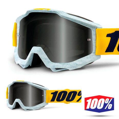 100% The Accuri MX Goggle Athelo Silver lens