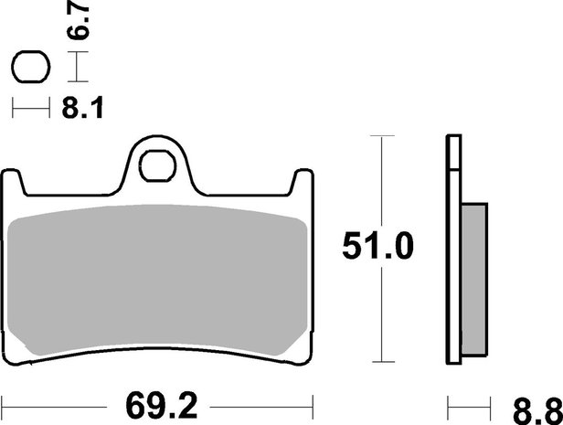 SBS 634DS-1 Brake Pads