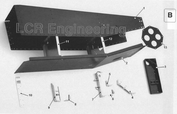 LCR chassis cover (B13)