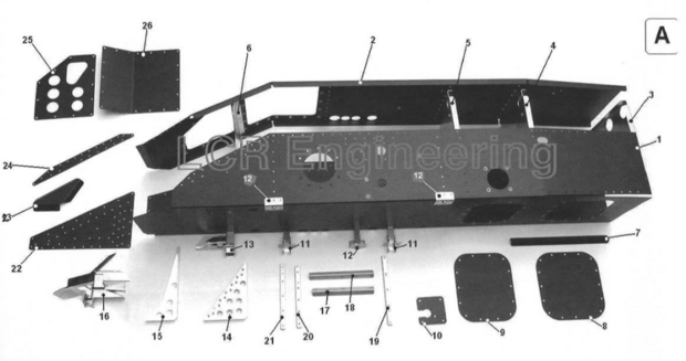 LCR chassis cover (A10)