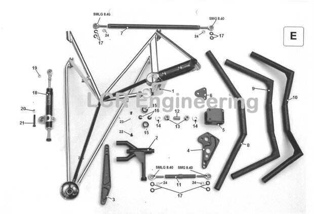 LCR steering part (E2)