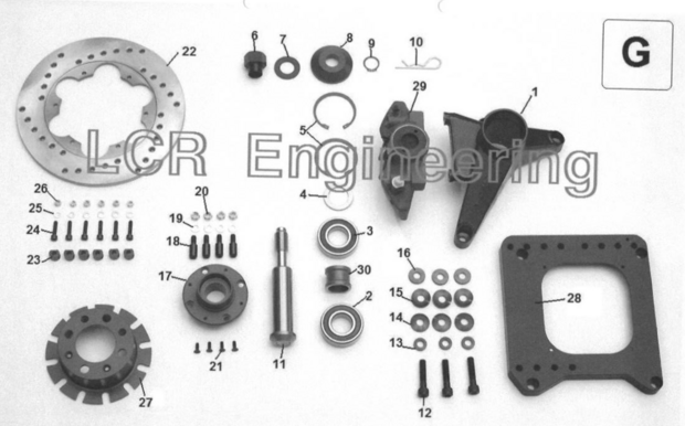 LCR Brake Bell side (G27)