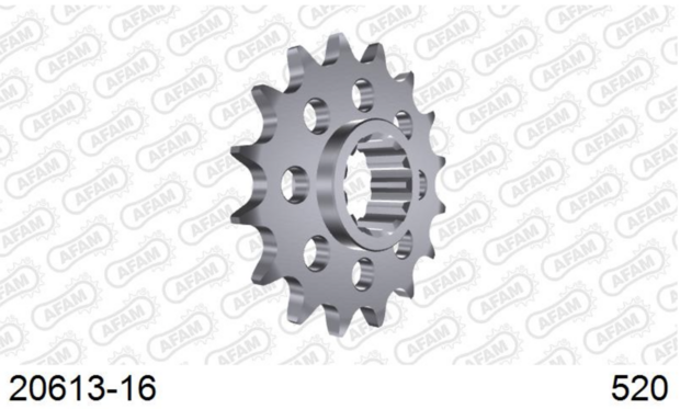 AFAM sprocket front 16T Honda CBR 600cc PC 40 (520 convers)