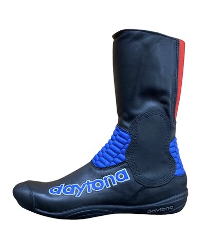 Daytona sidecar boots (black/blue/red)