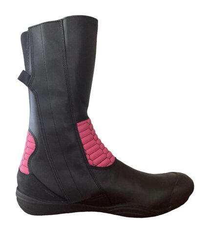 Daytona sidecar boots (black/pink)