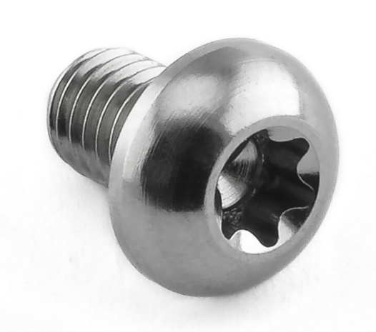 Pro-Bolt Titanium Button Head Bolt M5x(0.80mm)x8mm Torx Drive