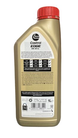 Castrol EDGE 5W-30 LL Engine Oil 1L