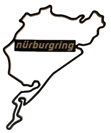 Wooden racetrack Nürburgring