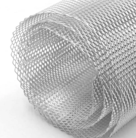 Mesh to protect the radiator 6mm x 12mm / 100cm x 33cm (silver)