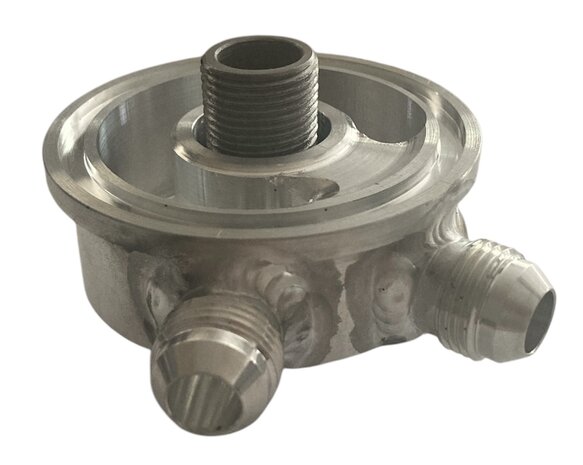 LCR Yamaha R6 heat exchanger (oil cooler pipe attachment)