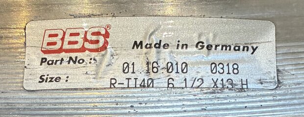 BBS Rim inside 6.5 x 13'' used (1)