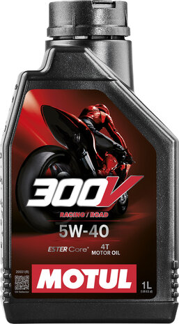 MOTUL 300V 4T Factory Line Road Racing 5W40 Motor Oil - 1&nbsp;Liter