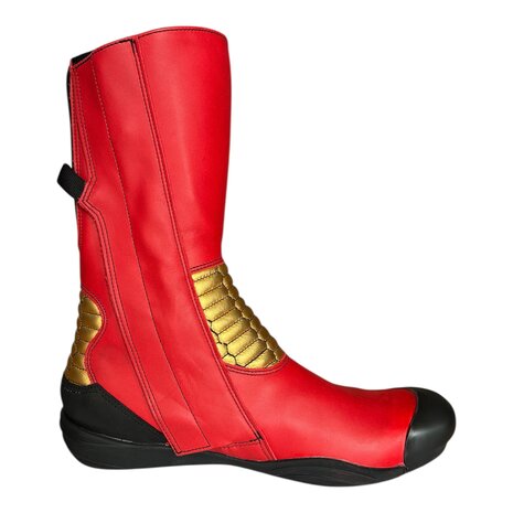 Daytona sidecar boots (red/gold)