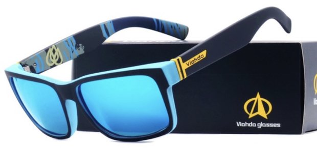 Viahda sunglasses blue/black/yellow
