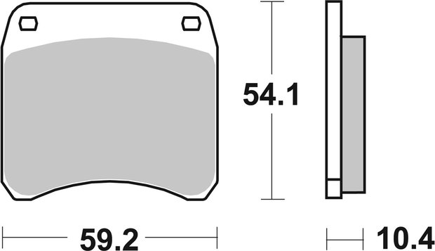 SBS 523DC Brake Pads