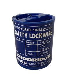 Goodridge lockwire 0,81MM 450GR