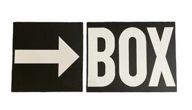Pit Board Box and Arrow XXL (black/white)